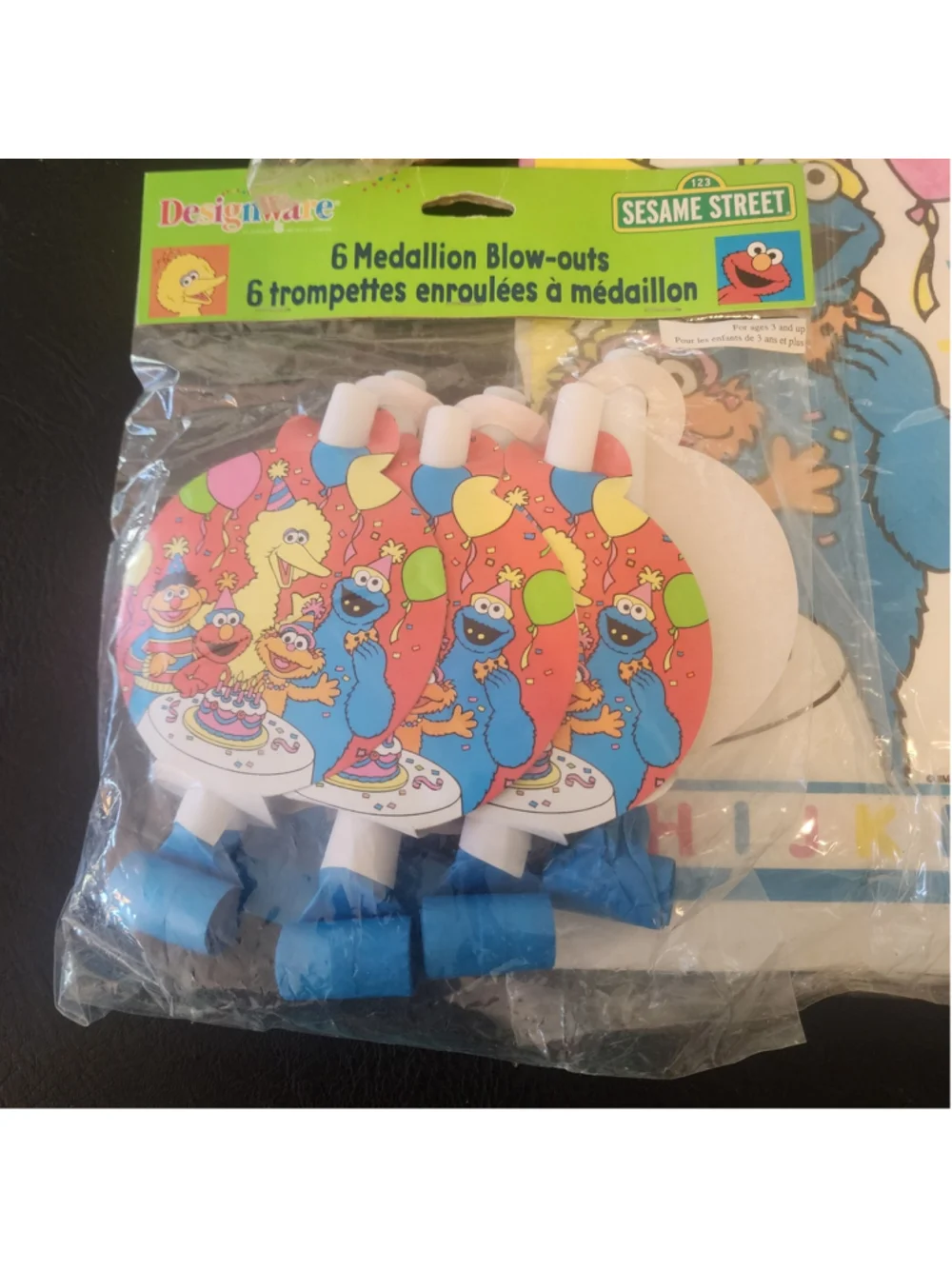 Vintage Sesame Street Birthday Party Supplies Lot – NOS